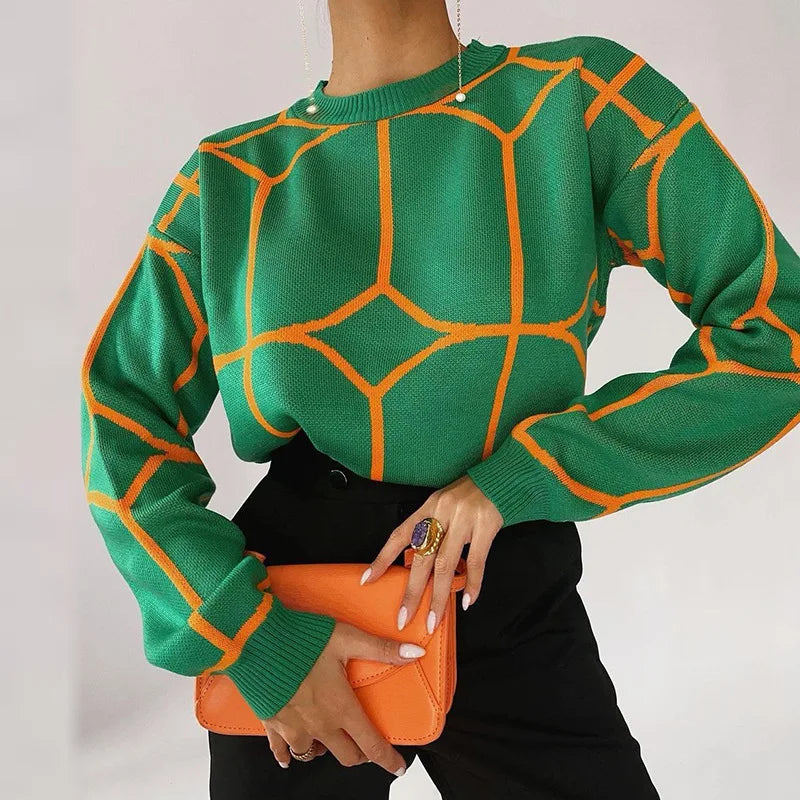 Bold Geometric Sweatshirt