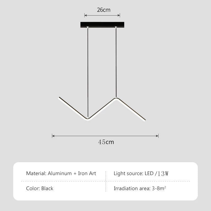 Ferline - Modern LED Pendelleuchte Hängelampe