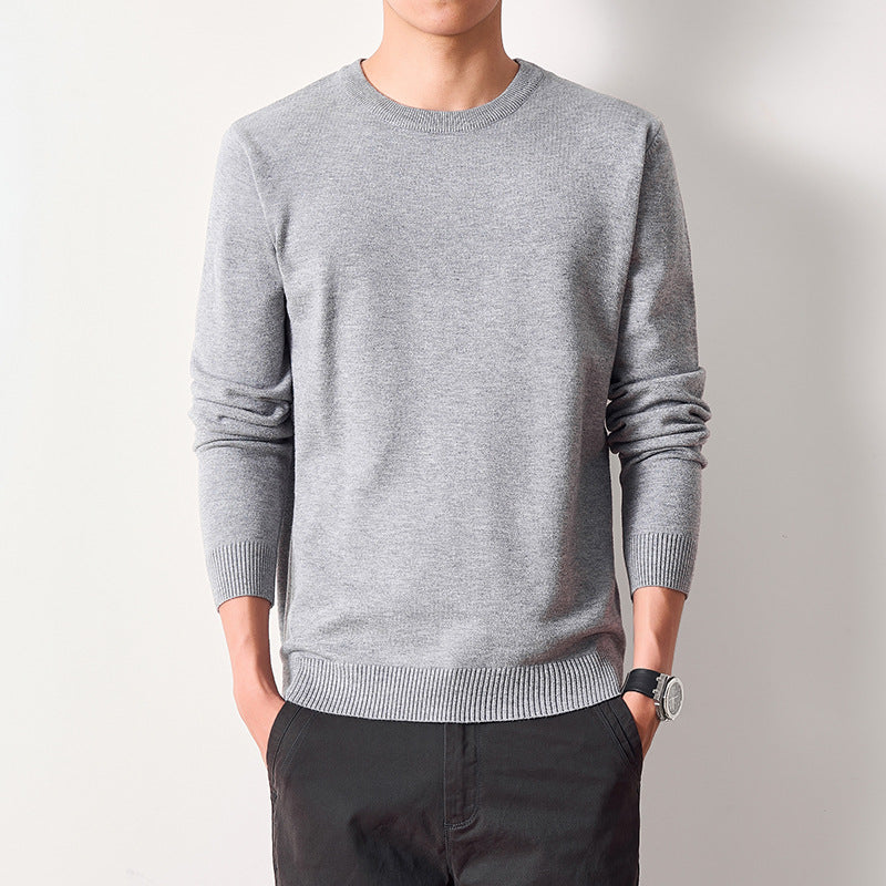 Ralph Mattew Rundhalspullover – Herren Strickpullover