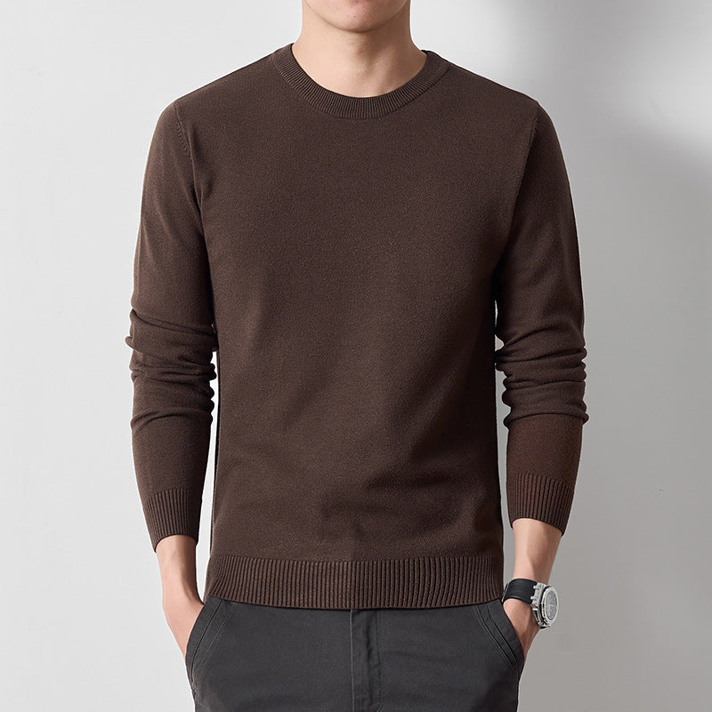 Ralph Mattew Rundhalspullover – Herren Strickpullover