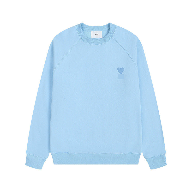 Pastellfarbenes Sweatshirt mit Rundhalsausschnitt – Schlichter Unisex Pullover für den Herbst