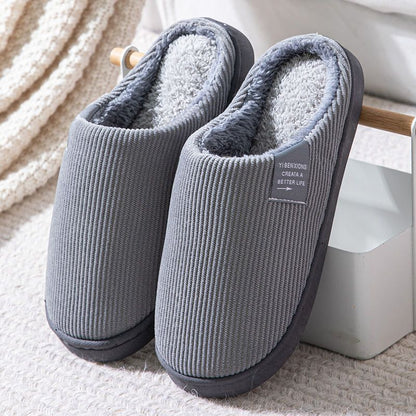 Men's/Women's cotton winter slippers