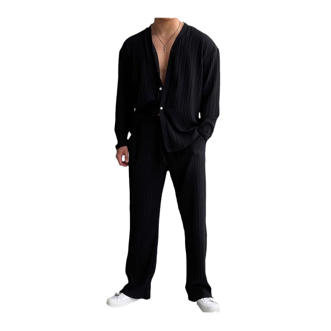 Ralph Mattew – Herren Button-Down Hemd & Hose Set