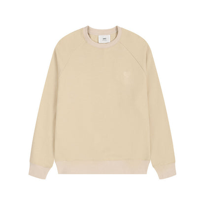 Pastellfarbenes Sweatshirt mit Rundhalsausschnitt – Schlichter Unisex Pullover für den Herbst