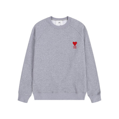 Pastellfarbenes Sweatshirt mit Rundhalsausschnitt – Schlichter Unisex Pullover für den Herbst