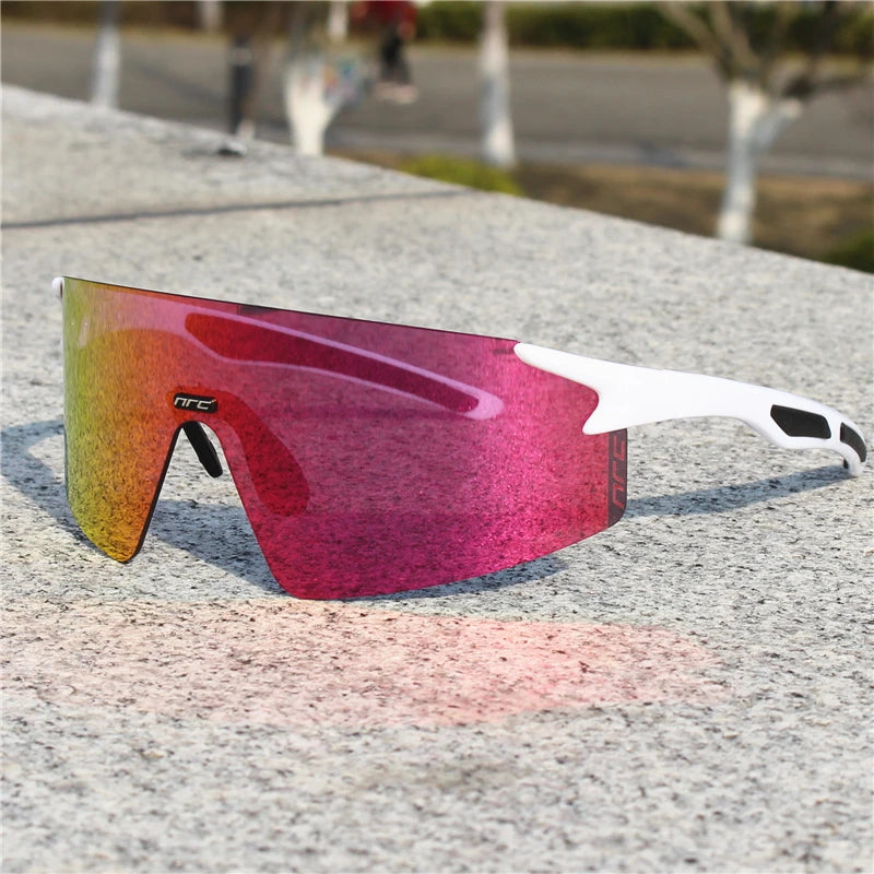 Radfahren Sonnenbrille 1lens UV400 Brillen für Männer Frauen