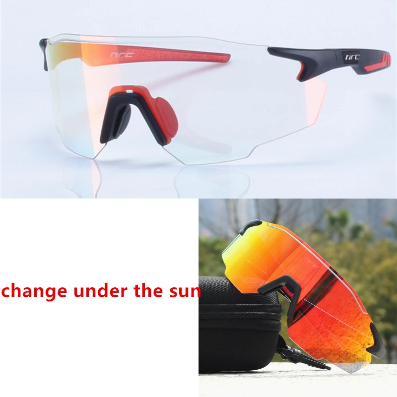 Radfahren Sonnenbrille 1lens UV400 Brillen für Männer Frauen