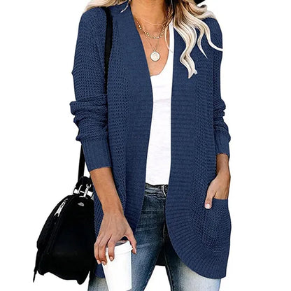 Curved cardigan 