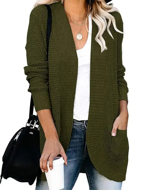 Curved cardigan 