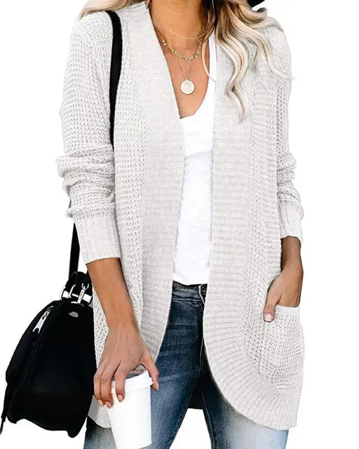 Curved cardigan 