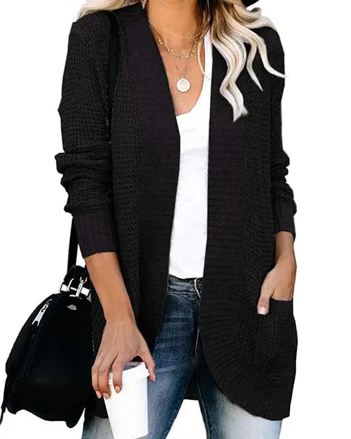 Curved cardigan 