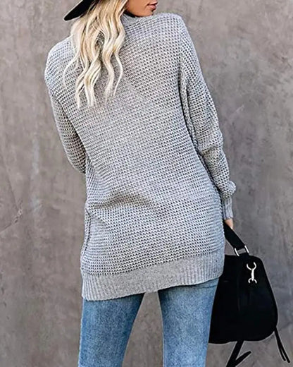 Curved cardigan 