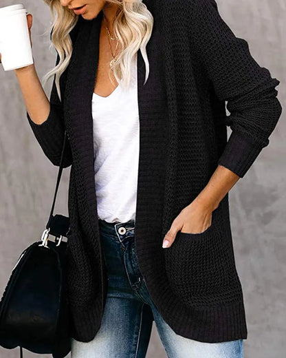 Curved cardigan 