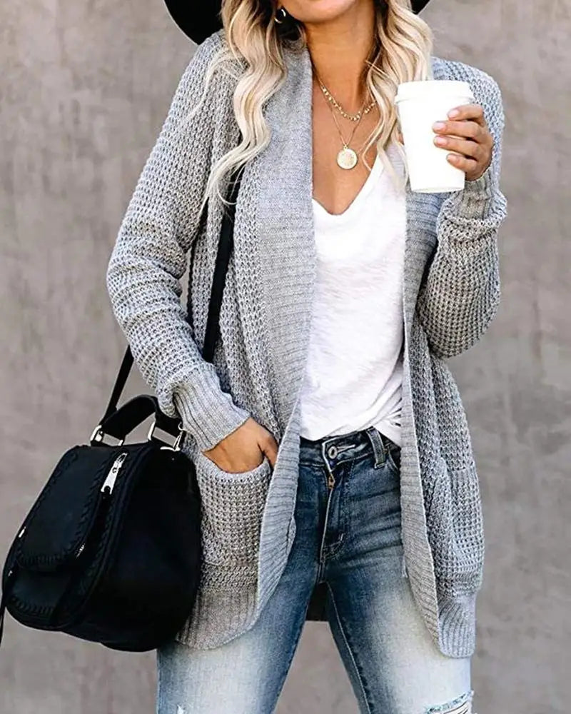 Curved cardigan 