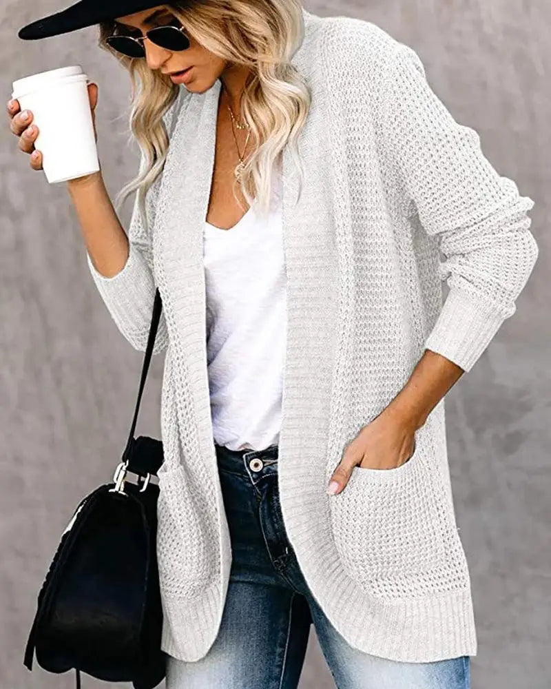 Curved cardigan 