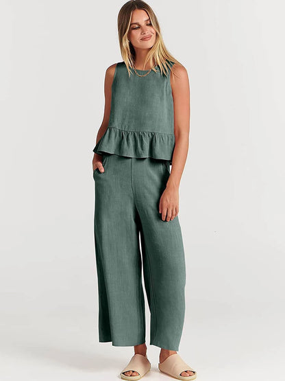 Adeline - Summer set pants and top