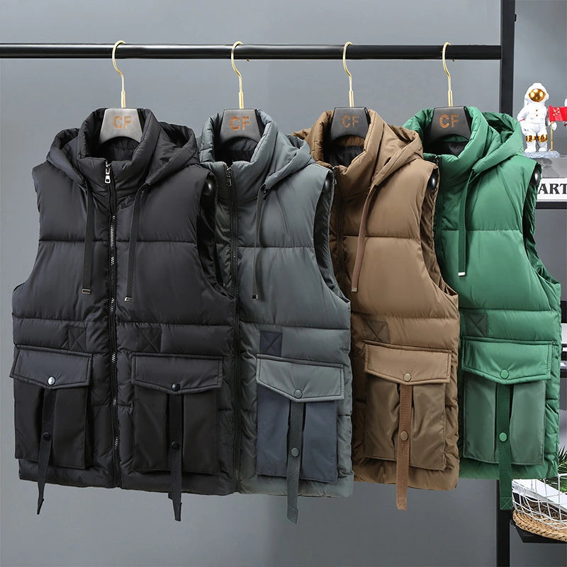 AlpenSchutz hooded vest for men 