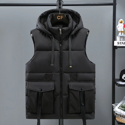 AlpenSchutz hooded vest for men 