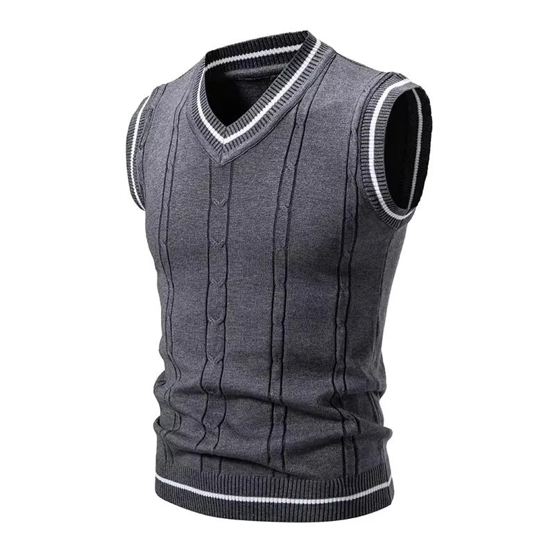 Warme Herren Pullover Weste
