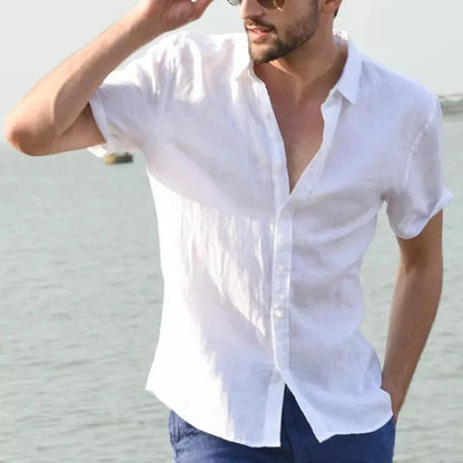 Herren Streetwear Freizeit Hemd mit Knöpfen