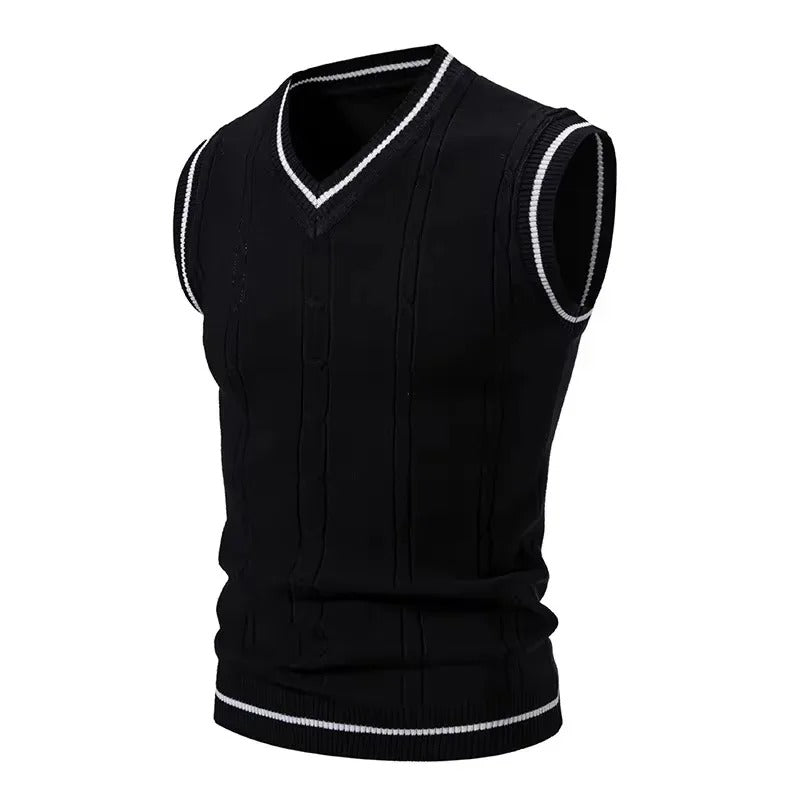Warme Herren Pullover Weste