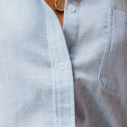 Elegantes Langarmhemd mit Knöpfen
