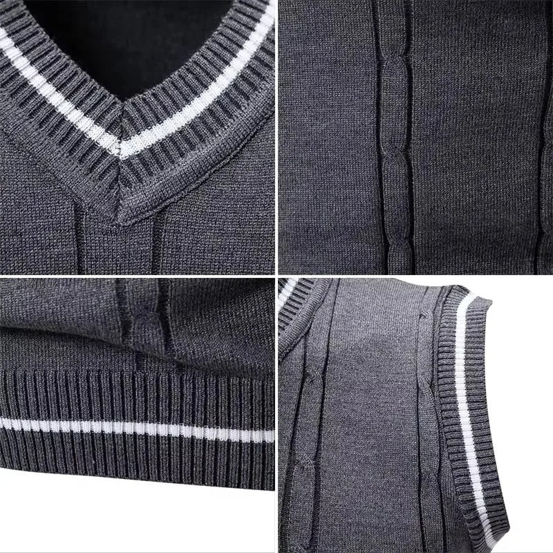 Warme Herren Pullover Weste