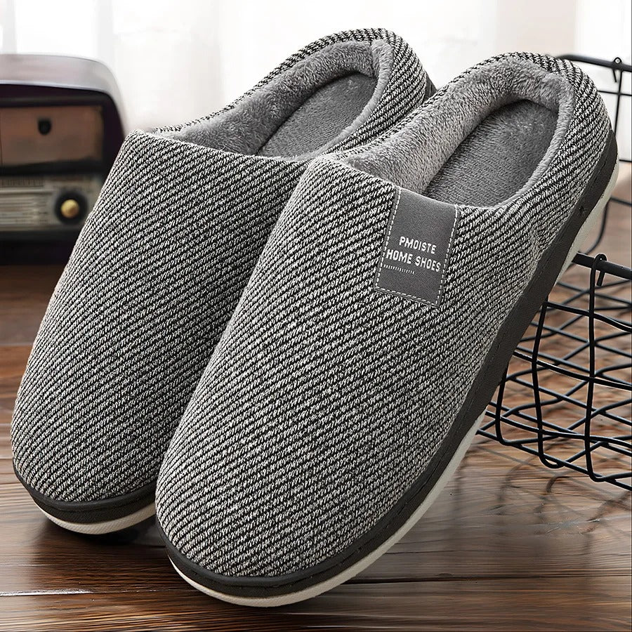 Komfort-Memory-Foam-Hausschuhe – Warme Rutschfeste Indoor-Schuhe für Herren