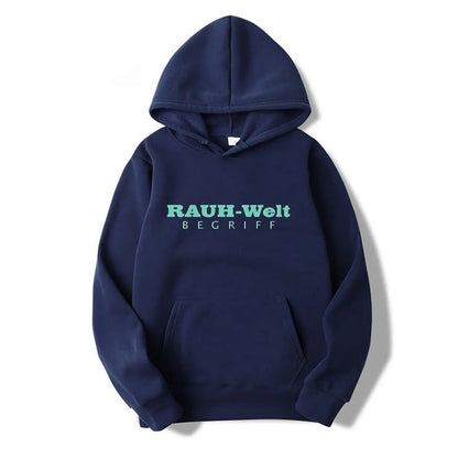 Rauh Welt Begriff RWB Hoodie – Minty Logo Print Pullover für Herren