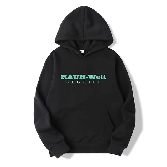 Rauh Welt Begriff RWB Hoodie – Minty Logo Print Pullover für Herren