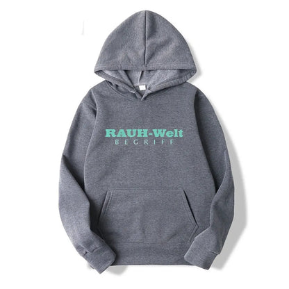 Rauh Welt Begriff RWB Hoodie – Minty Logo Print Pullover für Herren