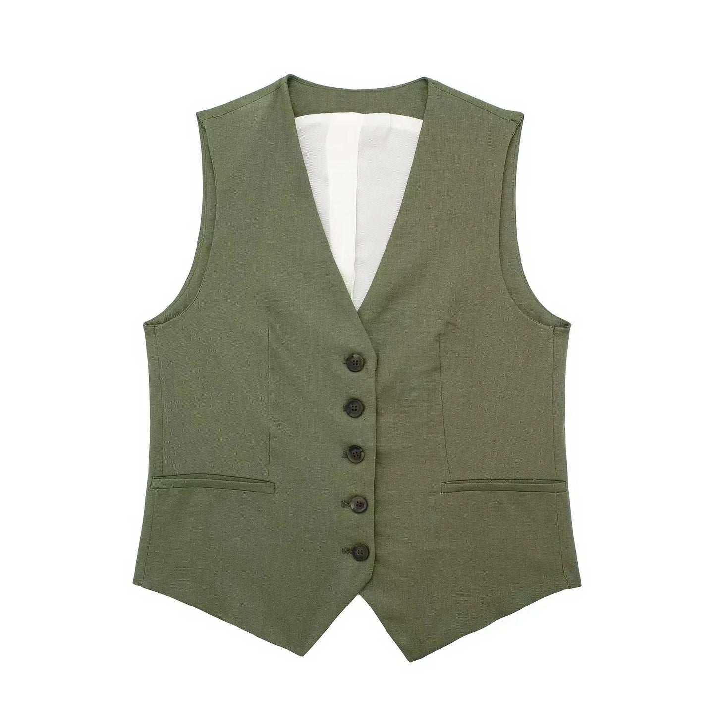 Damen Mode Anzug Streetwear Weste