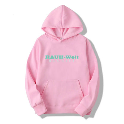 Rauh Welt Begriff RWB Hoodie – Minty Logo Print Pullover für Herren