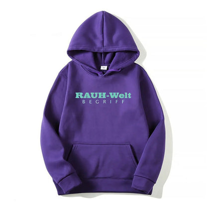 Rauh Welt Begriff RWB Hoodie – Minty Logo Print Pullover für Herren