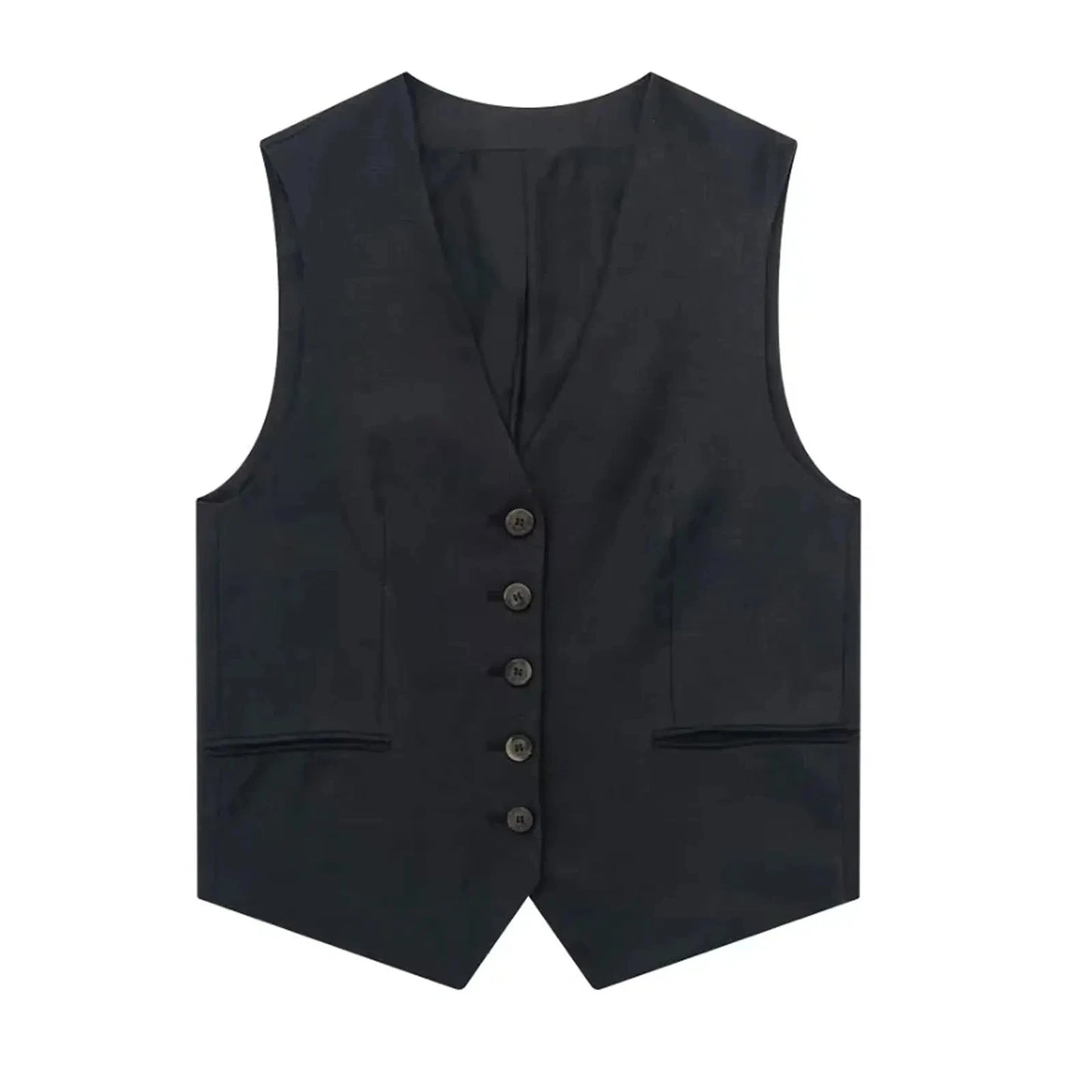 Damen Mode Anzug Streetwear Weste