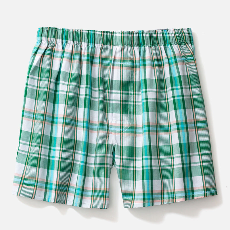 Herren Baumwoll-Boxershorts – Bequeme gewebte Unterwäsche Trunks für den täglichen Gebrauch