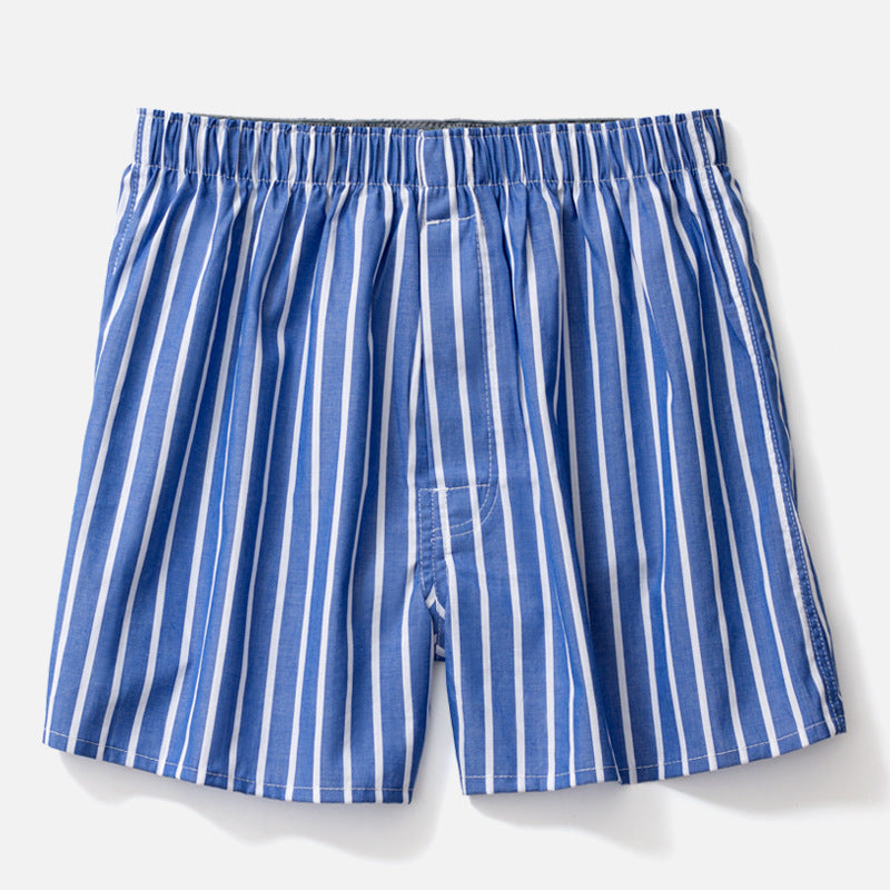 Herren Baumwoll-Boxershorts – Bequeme gewebte Unterwäsche Trunks für den täglichen Gebrauch
