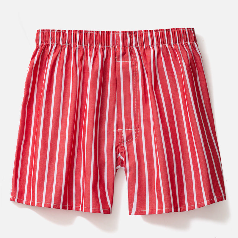 Herren Baumwoll-Boxershorts – Bequeme gewebte Unterwäsche Trunks für den täglichen Gebrauch