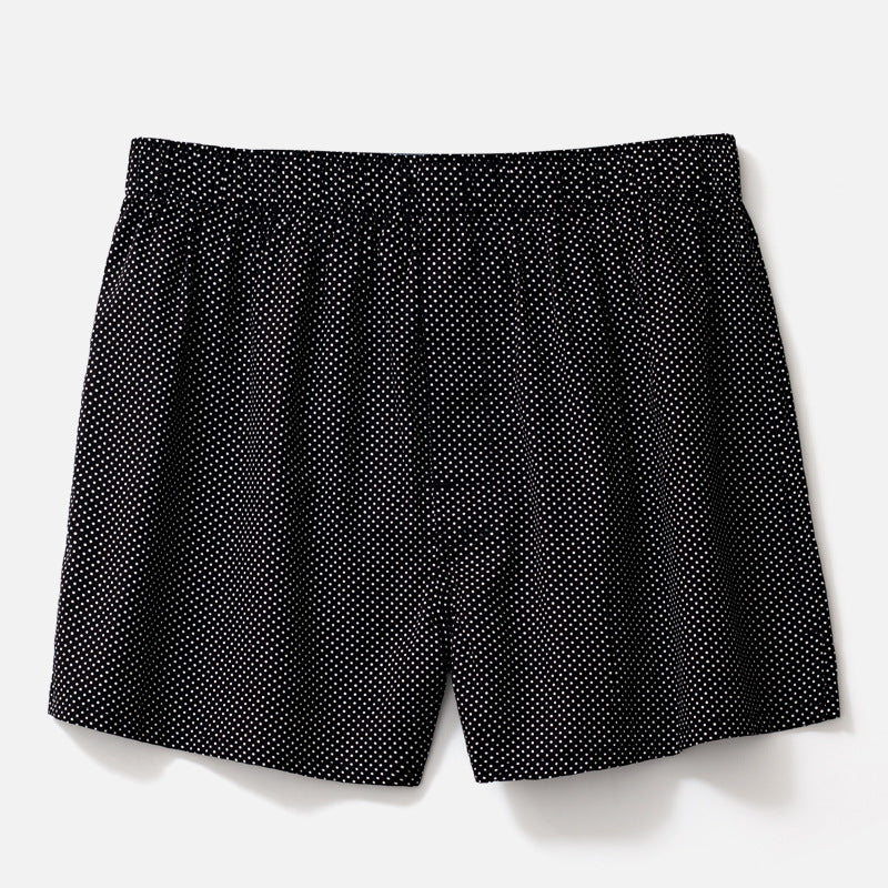 Herren Baumwoll-Boxershorts – Bequeme gewebte Unterwäsche Trunks für den täglichen Gebrauch