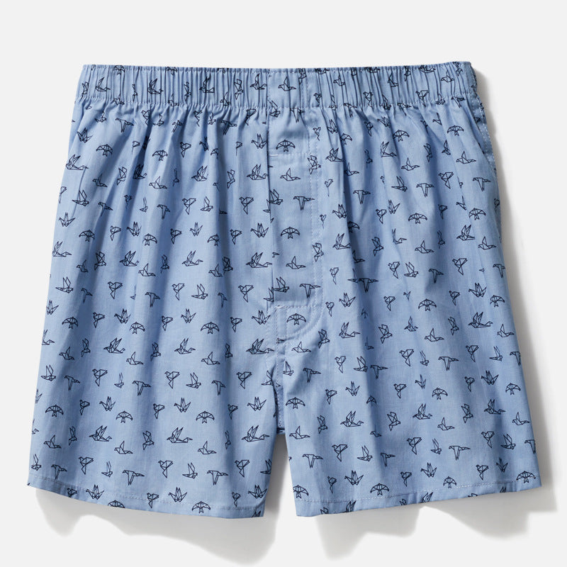 Herren Baumwoll-Boxershorts – Bequeme gewebte Unterwäsche Trunks für den täglichen Gebrauch
