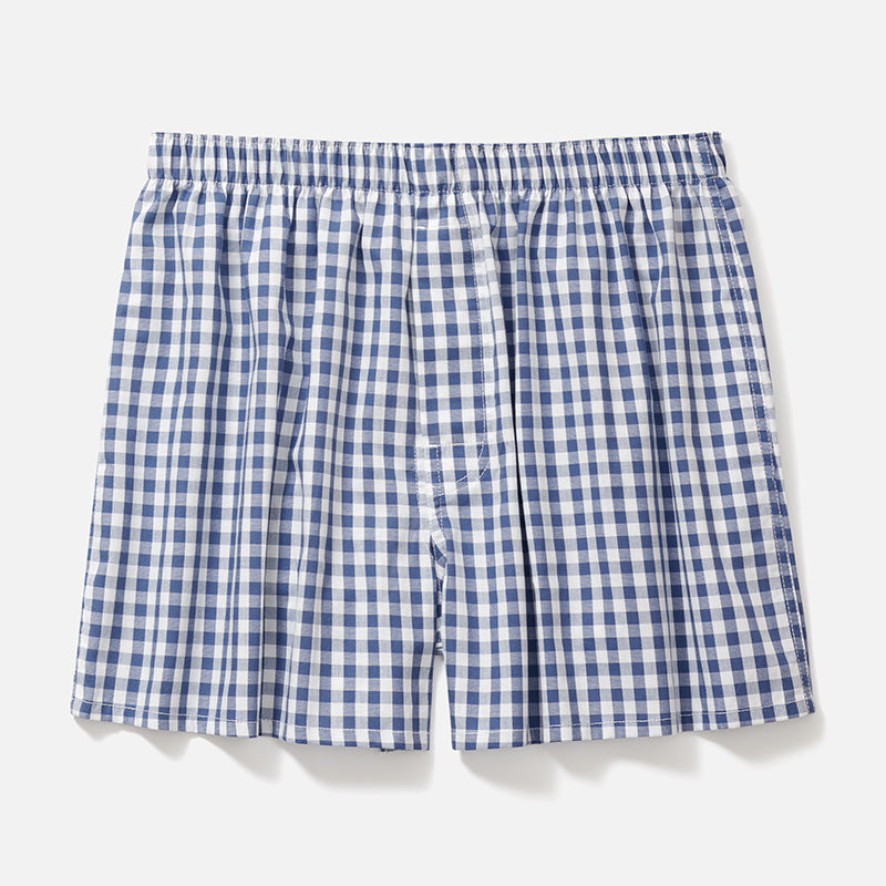 Boxershorts aus Baumwolle für Herren – atmungsaktive, gewebte Boxershorts mit bequemer Passform