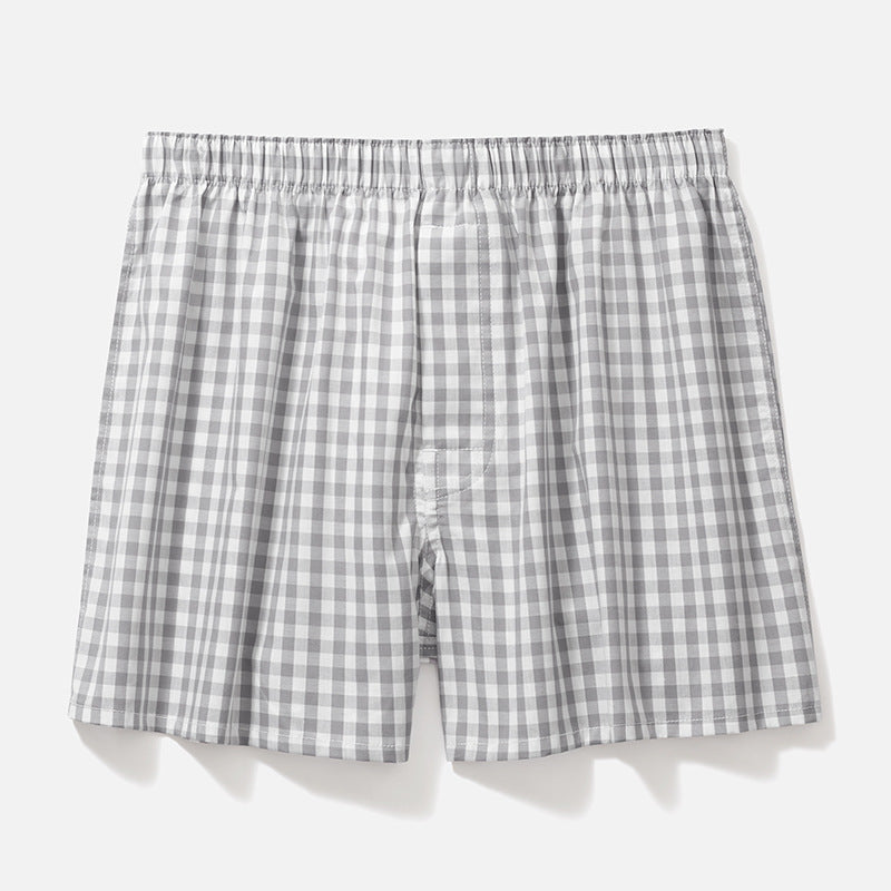 Boxershorts aus Baumwolle für Herren – atmungsaktive, gewebte Boxershorts mit bequemer Passform