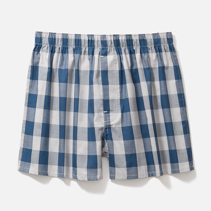 Boxershorts aus Baumwolle für Herren – atmungsaktive, gewebte Boxershorts mit bequemer Passform