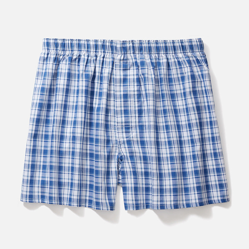 Boxershorts aus Baumwolle für Herren – atmungsaktive, gewebte Boxershorts mit bequemer Passform