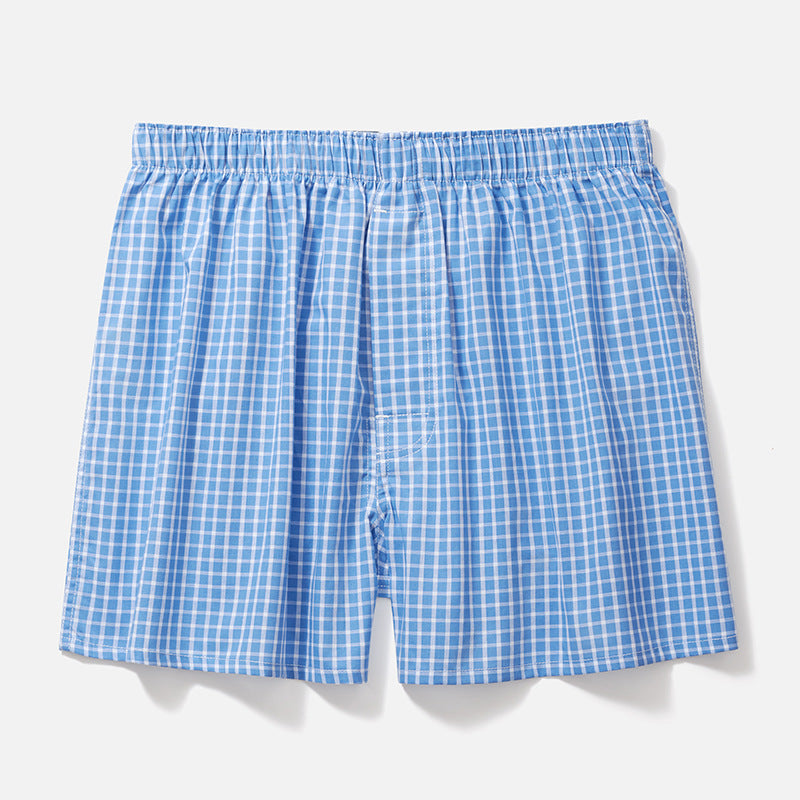 Boxershorts aus Baumwolle für Herren – atmungsaktive, gewebte Boxershorts mit bequemer Passform