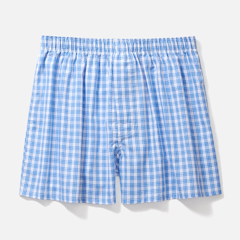 Boxershorts aus Baumwolle für Herren – atmungsaktive, gewebte Boxershorts mit bequemer Passform