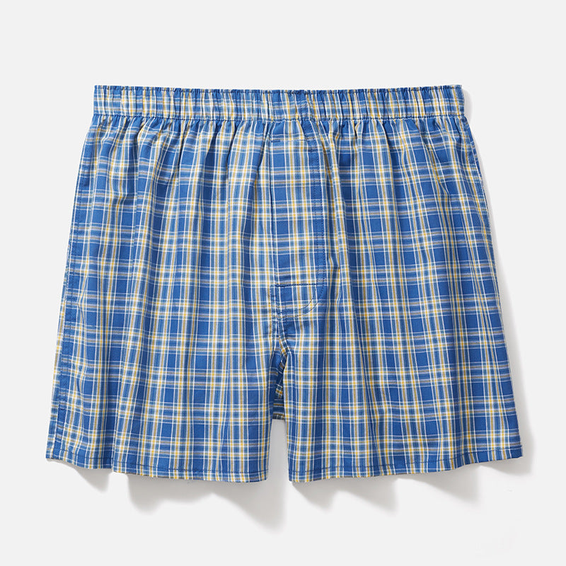 Boxershorts aus Baumwolle für Herren – atmungsaktive, gewebte Boxershorts mit bequemer Passform