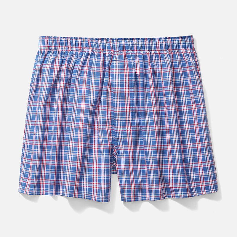 Boxershorts aus Baumwolle für Herren – atmungsaktive, gewebte Boxershorts mit bequemer Passform