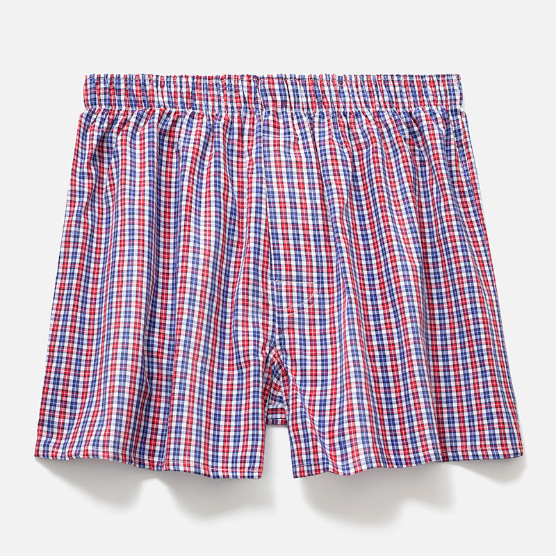Boxershorts aus Baumwolle für Herren – atmungsaktive, gewebte Boxershorts mit bequemer Passform