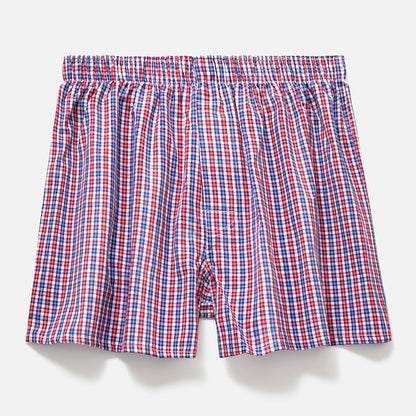 Boxershorts aus Baumwolle für Herren – atmungsaktive, gewebte Boxershorts mit bequemer Passform